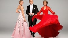 Mirjam Weichselbraun, Barbara Rett und Alfons Haider am Opernball 2018 (Bild: [M] ORF)