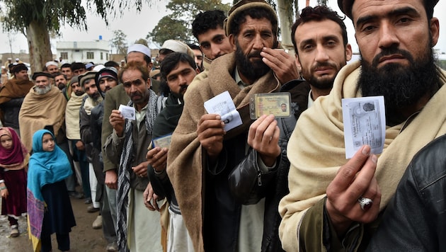 Flüchtlinge aus Afghanistan, Symbolbild (Bild: AFP)