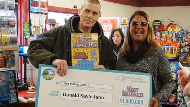 Da sah die Zukunft für Donald Savastano noch rosig aus - er hatte gerade eine Million Dollar in der Lotterie gewonnen. (Bild: FOX News)