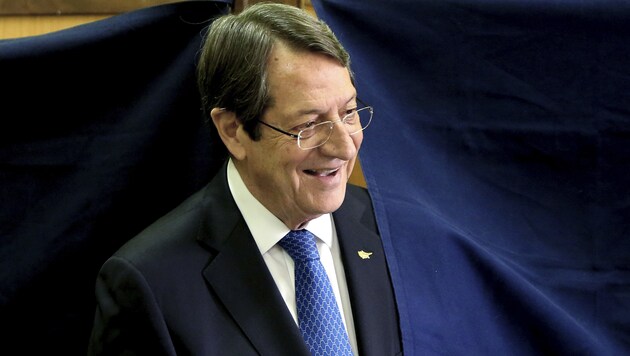 Zyperns alter und neuer Präsident Nicos Anastasiades (Bild: AP)