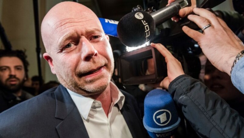 Sven Mary ist der Anwalt von Salah Abdeslam (Bild: Copyright 2018 The Associated Press. All rights reserved.)