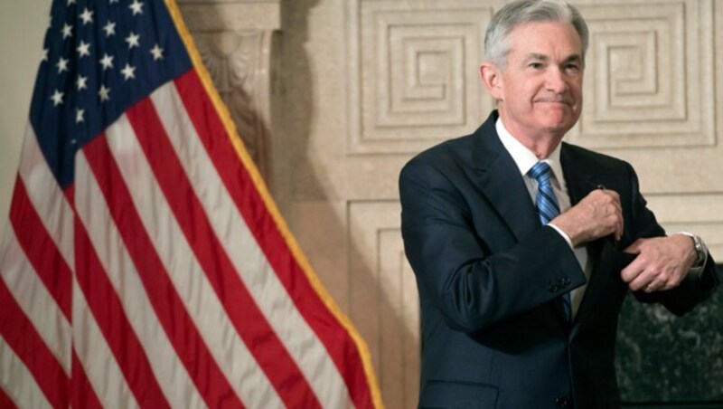 Jerome Powell, Federal Reserve (Bild: APA/AFP/SAUL LOEB)