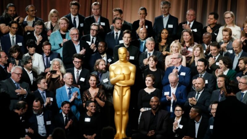 Die Nominierten der 90. Academy Awards posieren für das offizielle "Klassenfoto" im "The Beverly Hilton"-Hotel. (Bild: 2018 Invision)