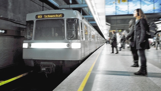 Die Fotomontage nimmt es vorweg: U3-Endstation Schwechat (Bild: Wiener Linien/Johannes Zinner)
