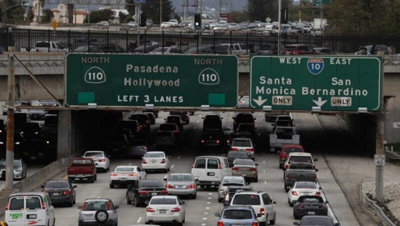 So sieht ein Stau in Los Angeles aus. (Bild: 2017 Getty Images)