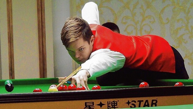 Snooker-Ass Florian Nüßle (Bild: EBSA/Derek Kiely)