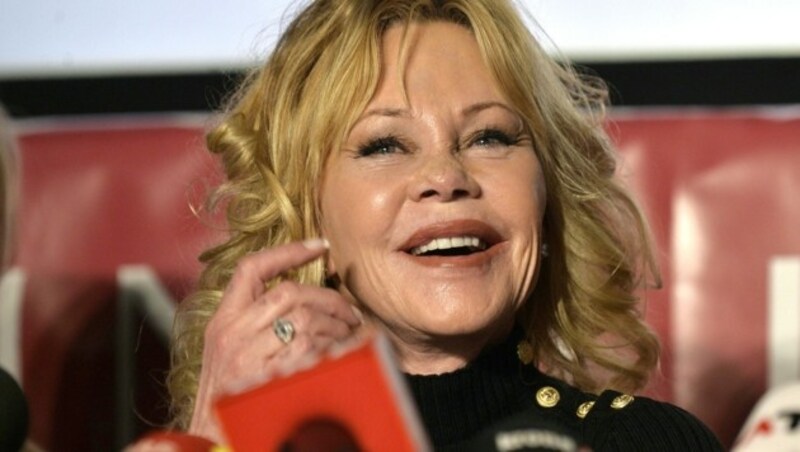 Melanie Griffith genießt bislang ihren Aufenthalt in Wien (Bild: APA/HERBERT PFARRHOFER)