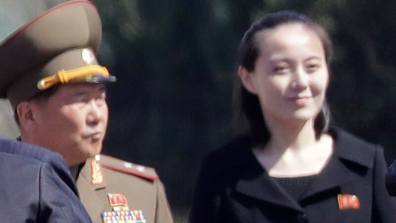 Kim Yo Jong befindet sich in der nordkoreanischen Machthierarchie ziemlich weit oben. (Bild: AP)