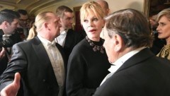 Melanie Griffith und Richard Lugner (Bild: APA/ROLAND SCHLAGER)