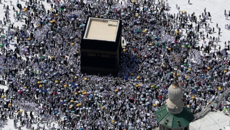 Die Kaaba in Mekka (Bild: AFP )