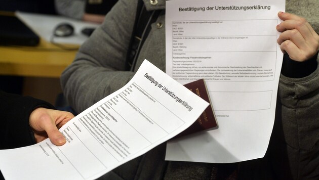 Im März können Österreichs Bürgerinnen und Bürger 14 neue Volksbegehren unterschreiben. (Bild: APA/HERBERT PFARRHOFER)