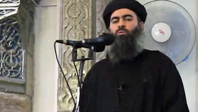 The former IS leader Abu Bakr al-Baghdadi (Bild: Al-Furqan Media/AFP)