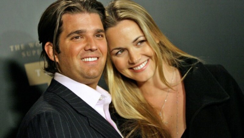 Donald Trump Jr. mit Gattin Vanessa (Bild: ASSOCIATED PRESS)