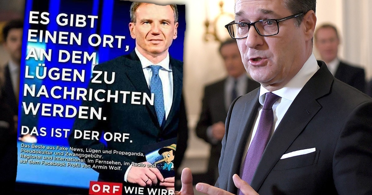 „LügenNachrichten“ Strache mit Posting zu ORF für