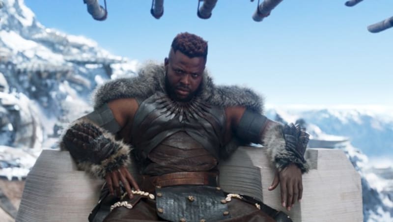 Ist M'Baku (Winston Duke) Freund oder Feind des Black Panther? (Bild: Disney)