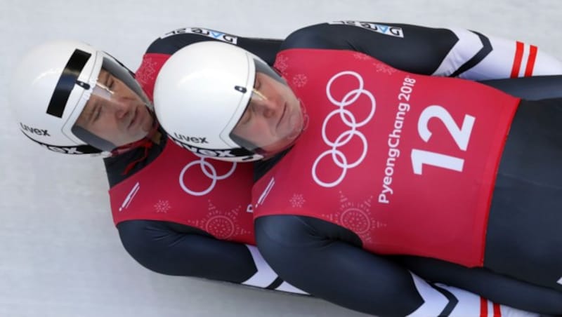 Peter Penz und Georg Fischler (Bild: AP)