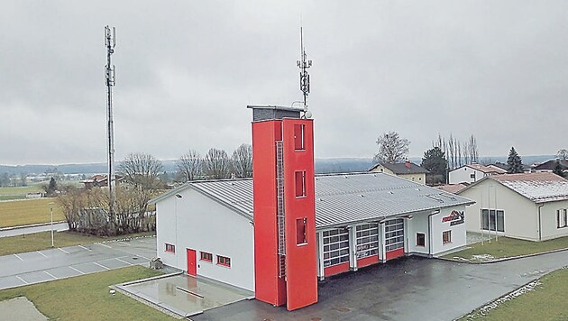Feuerwehrhaus Hochburg (Bild: Daniel Scharinger)