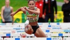 Salzburgs Vorzeige-Leichtathletin Stephanie Bendrat greift über 60 Meter Hürden an. (Bild: Kronen Zeitung/Tröster)