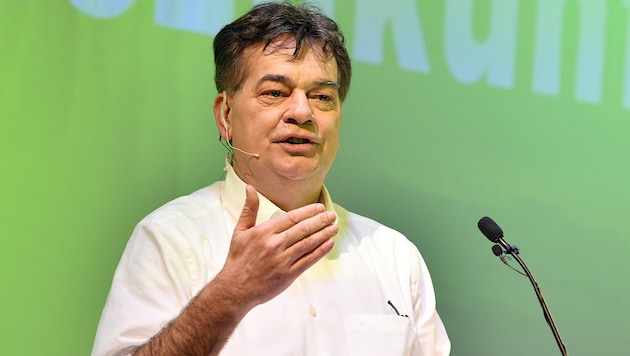 Werner Kogler will die Grünen wieder zurück in den Nationalrat führen. (Bild: APA/HANS PUNZ)