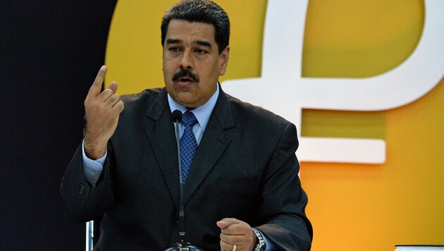 Präsident Nicolas Maduro vergleicht die Kryptowährung "Petro" mit Superman. (Bild: AFP)