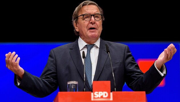 Deutschlands Ex-Kanzler Gerhard Schröder (SPD) (Bild: AFP)