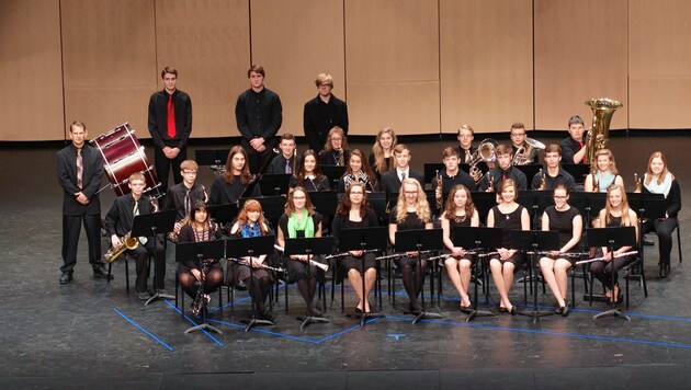 Die St. Peter High School Band aus Minesota (Bild: St. Peter High School Band)