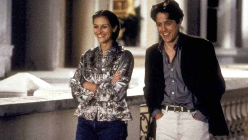 Julia Roberts und Hugh Grant in „Notting Hill“ (Bild: www.PPS.at)