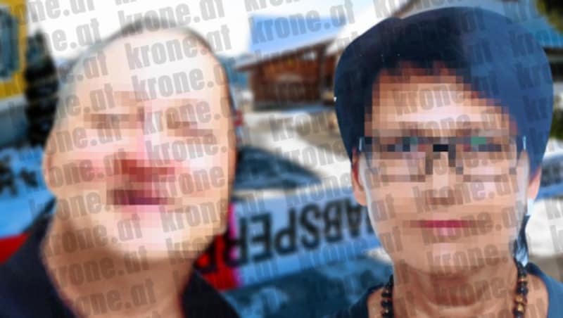 Die beiden Geschwister im Alter von 52 und 56 Jahren überlebten die Beilattacke ihres Bruders nicht. (Bild: Sepp Pail, krone.at-Grafik)