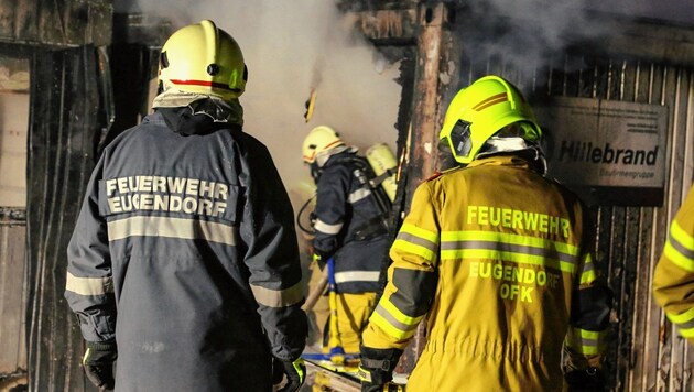 Brand in Eugendorf - Alarmstufe 2 (Bild: Markus Tschepp)