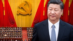 Chinas Staatschef Xi Jinping auf dem Höhepunkt seiner Macht. (Bild: AFP, krone.at-Grafik)