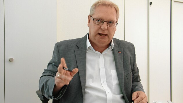 Steirischer ÖGB-Chef Horst Schachner. (Bild: Kronenzeitung)