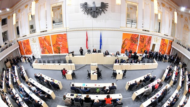 Die Budget-Nationalratssitzung in der kommenden Woche findet nicht im Ausweichquartier in der Hofburg statt. (Bild: APA/ROLAND SCHLAGER)