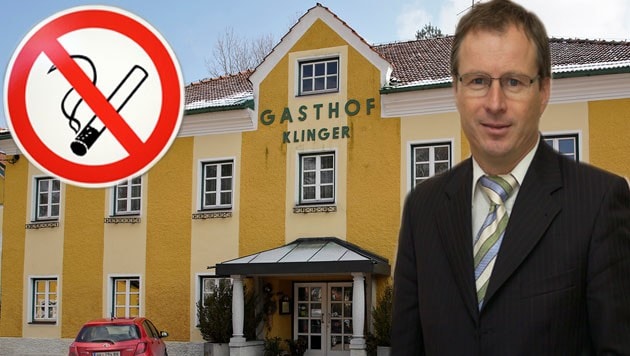 Im Gasthof von FPÖ-Nationalrat Wolfgang Klinger herrscht Rauchverbot. (Bild: Gerhard Wenzel, APA Georg Hochmuth, RFW)