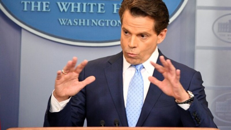 Hicks‘ glückloser Vorgänger Scaramucci (Bild: JIM WATSON/AFP)