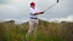 Donald Trump auf einem seiner Golfplätze (Bild: AFP)