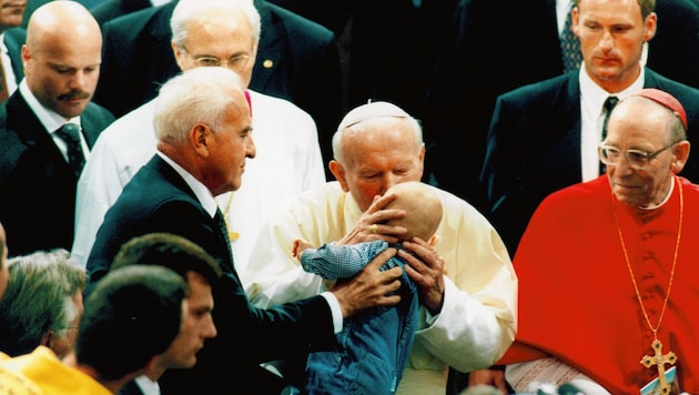 Papstbesuch 1998 (Bild: JOACHIM MAISLINGER)