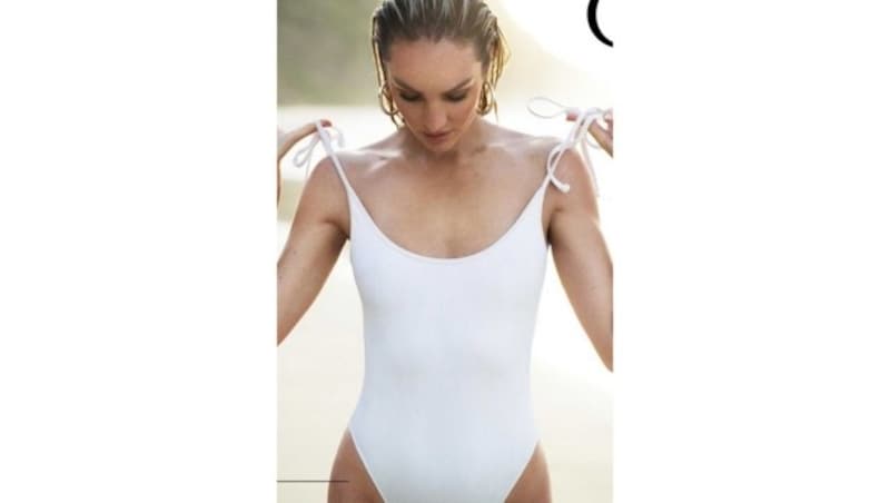 Candice Swanepoel posiert für ihre Bademodenkollektion Tropic of C. (Bild: www.PPS.at)