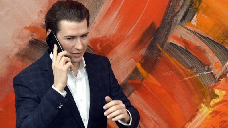 Kanzler Sebastian Kurz betont die Bedeutung eines „guten Umgangstons“ unter Nachbarn. (Bild: APA/HERBERT PFARRHOFER)