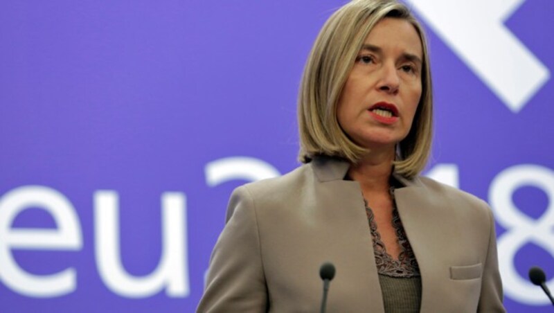 Brachte die EPF 2018 auf den Weg: Federica Mogherini (Bild: ASSOCIATED PRESS)