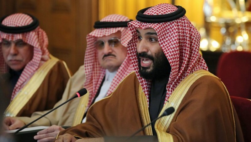 Kronprinz Mohammed bin Salman (Bild: APA/AFP/POOL/Dan Kitwood)