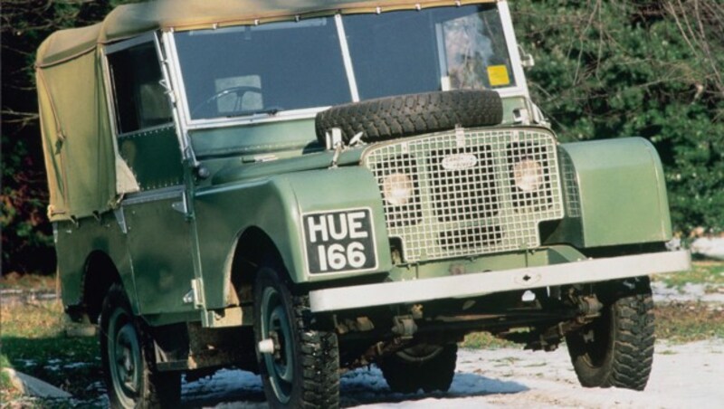 Das erste Vorserienfahrzeug des Land Rover Series I aus dem Jahr 1948 (Bild: Jaguar Land Rover)