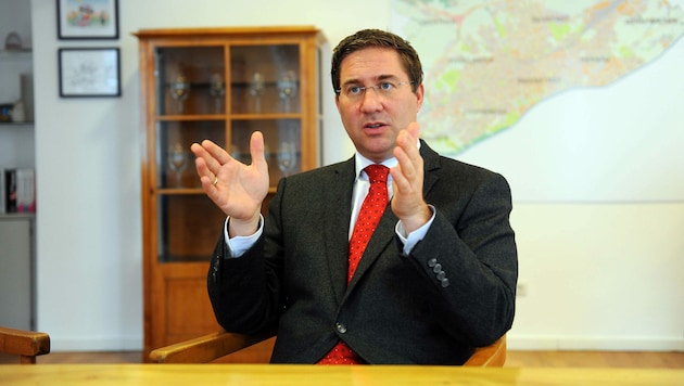 Andreas Rabl, FPÖ-Bürgermeister in Wels. (Bild: Markus Wenzel)