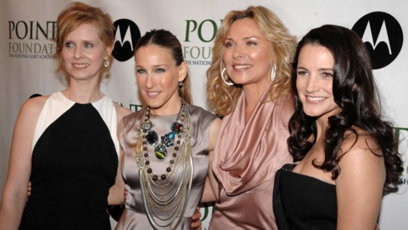 Cynthia Nixon, Sarah Jessica Parker, Kim Cattrall und Kristin Davis - die vier Freundinnen aus „Sex and the City“ (Bild: AP)