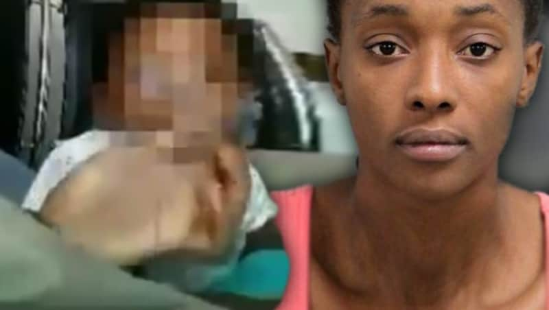 Brianna Ashanti Lofton wurde festgenommen, nachdem sie ein Video von ihrem Marihuana-rauchenden Baby auf Facbeook gepostet hatte. (Bild: Raleigh Police Department, facebook.com, krone.at-Grafik)