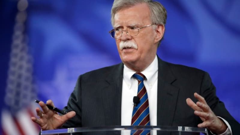 „Falke“ John Bolton ist der neue Sicherheitsberater im Weißen Haus - er ist als Hardliner bekannt. (Bild: AP)