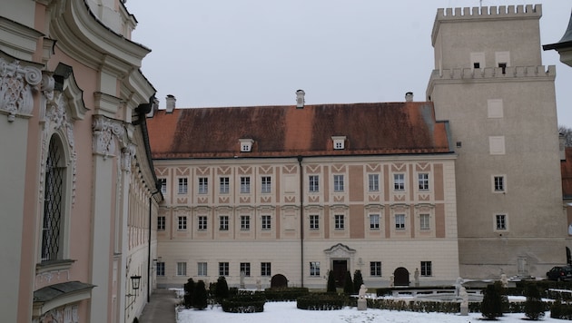 Der Innenhof von Schloss Lamberg (Bild: Horst Einöder)