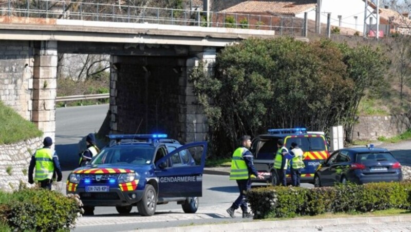 Anti-Terror-Einsatz in der französischen Ortschaft Trebes (Bild: AFP)