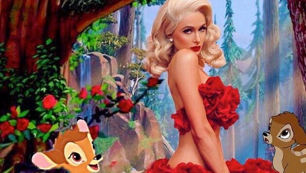 Paris Hilton liebt Disneyfiguren - an ihrem Hochzeitstag will sie sich wie eine Disney-Prinzessin fühlen. (Bild: www.PPS.at)