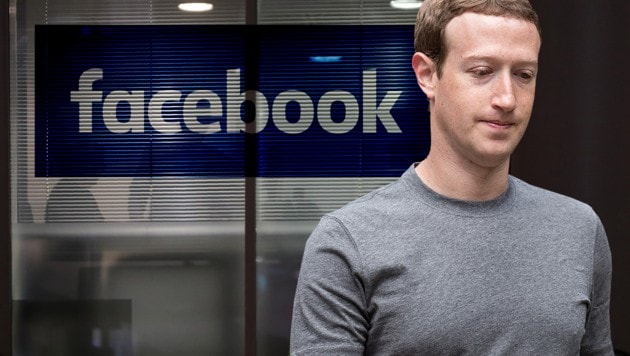 Facebook-Gründer Mark Zuckerberg. (Bild: AP, AFP, krone.at-Grafik)