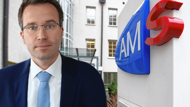 AMS-Chef Johannes Kopf (Bild: Peter Tomschi, Neumayr/MMV, krone.at-Grafik)